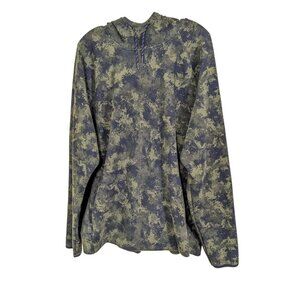 Old Navy Active Dynamic Fleece Mens XXL Hoodie Sweatshirt Camo Green
